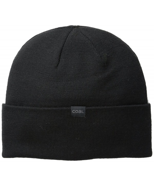 Coal Men's Mesa Merino Wool Beanie - Black - CQ11VJ0M0Q9