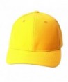 TopHeadwear Solid Yellow Adjustable Hat - CV111GX2Y8N