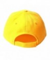 TopHeadwear Solid Yellow Adjustable Hat in Men's Baseball Caps