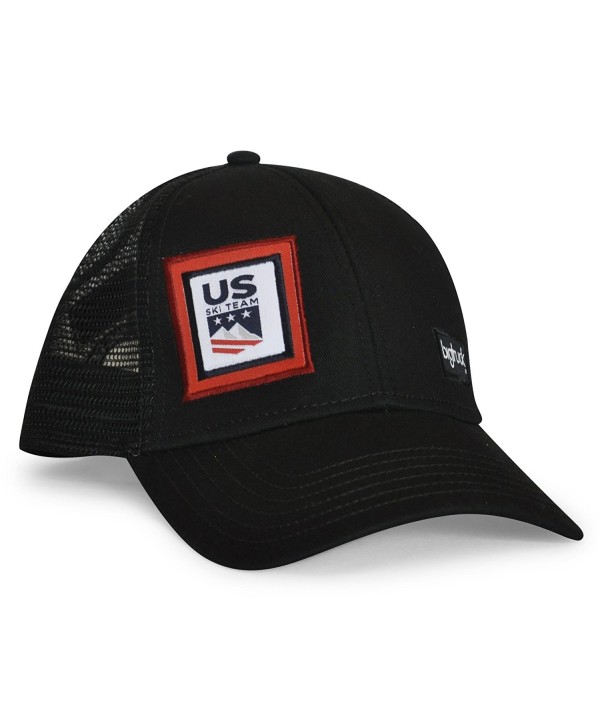 bigtruck USST Classic Mesh Snapback Baseball Hat- Black - CS186H2W3IO