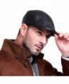 Vemolla Leather Fashion newsboy Cabbie in Men's Newsboy Caps