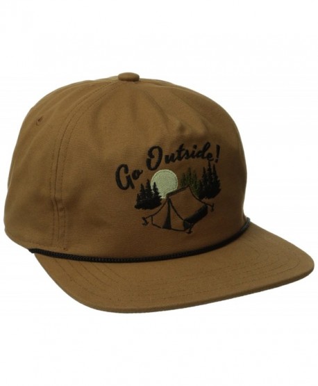 Coal Men's Great Outdoors Cap - Light Brown/Camping - CB11PKOTGG7