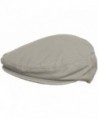 Summer Cotton Ivy Scally Driving Hat Newsboy Golf Cap - Light Grey - CE12G0EDY77