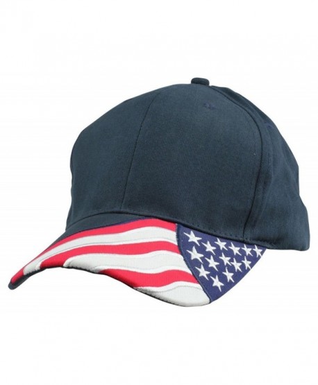 2 Packs - ImpecGear USA Flag Patriotic Baseball Cap/ Hat (2 PACK FOR PRICE OF 1) - Flab.b--navy - CM185YH7IR7