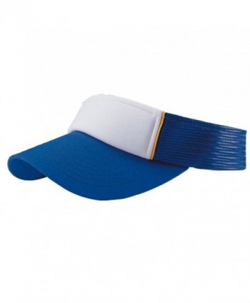 ATHLETIC PRO STYLE COTTON/MESH VISOR - Royal/White - CY11CK9X9I1