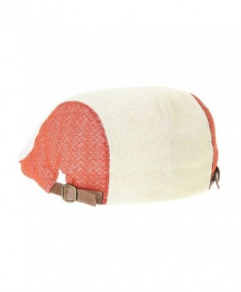 WITHMOONS Summer Neutral LD3050 Orange in Men's Newsboy Caps