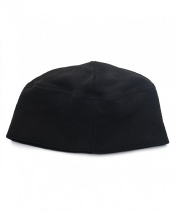 Opromo Fleece Lightweight Winter Cap Black in Men's Skullies & Beanies