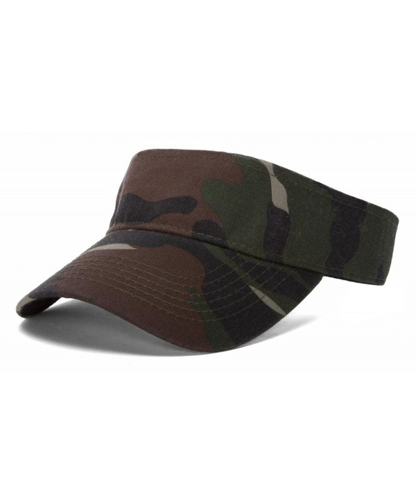 Woodland Camo Blank Adjustable Visor - CC11QIVXZI1