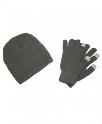 CTM Beanie Screen Gloves Winter in Men's Skullies & Beanies