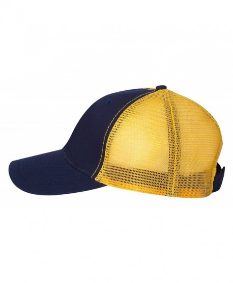 Team Sportsman ''The Duke'' Washed Trucker Cap - Navy/ Gold - CH11FZLY4W1