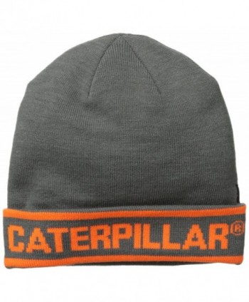 Caterpillar Men's Stand-Out Knit Cap - Dark Heather Grey - CP11LUA977R