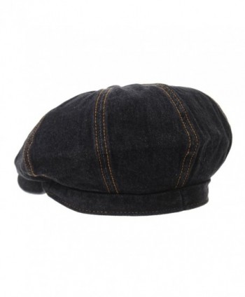 WITHMOONS Denim Cotton newsboy KR3613 in Men's Newsboy Caps