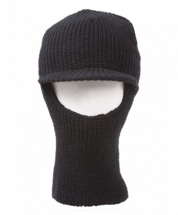 Face Ski Mask Visor Black