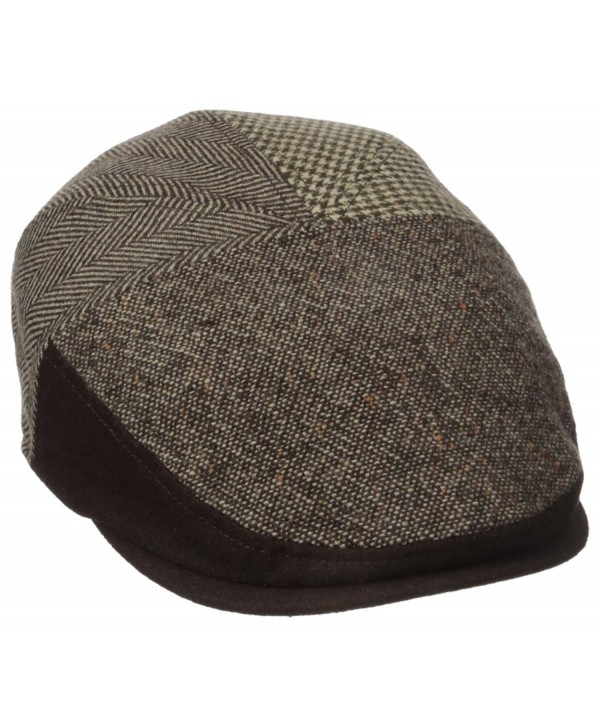 Dockers Men's Ivy Newsboy Hat - Deep Brown - CZ12I4SKR5T