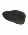 Black Herringbone Classic Cabbie Flaps in Men's Newsboy Caps