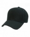 Decky 2 Pack Plain Solid Fitted Baseball Cap Black / White (8 Sizes Available) - CQ110FN40WX