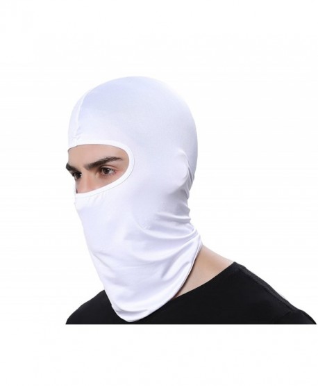 Ganway GAMWAY Ski Mask Balaclava Hood Skullies Beanies Outdoor Sports Cycling Hat - White - CR17YLDYMXA