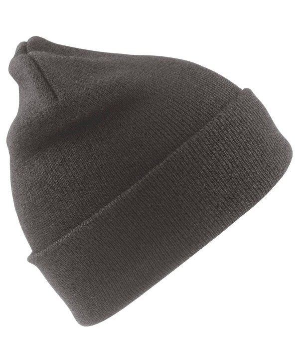 Result Winter Essentials Wooly Thinsulate Ski Beanie Hat - Charcoal Grey - CK110WFNKUH