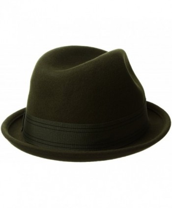 Brixton Mens Gain Fedora Moss