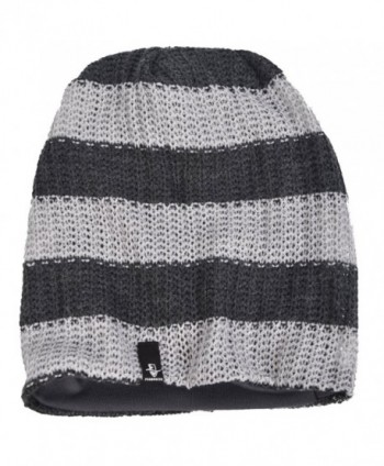 Beanie Slouchy Winter B5001 G Stripe Light