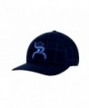 Hooey Slim Blue Plaid Flex Fit Structured Hat - 4312BKNV - CR1272SONIT