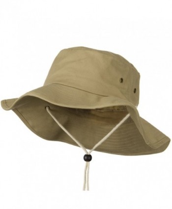 Big Size Cotton Australian Hat - Khaki (For Big Head) - CR110J6BAY1