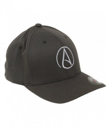 Atheist Centered Symbol Baseball Flexfit Grey