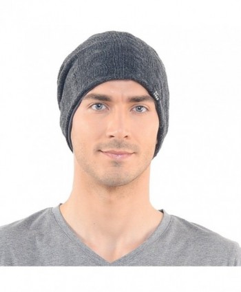 Stylish Cable Slouchy Beanie Unisex in Men's Skullies & Beanies