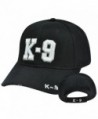K-9 Police Unit Officer Gear- 3D Embroidered Adjustable Baseball Cap Hat - C312OCACM5I