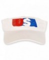 Patriotic American Retro Visor White