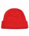 Connectyle Classic Men's Warm Winter Hats Acrylic Knit Cuff Beanie Cap Daily Beanie Hat - Red - CV12MX88E0E