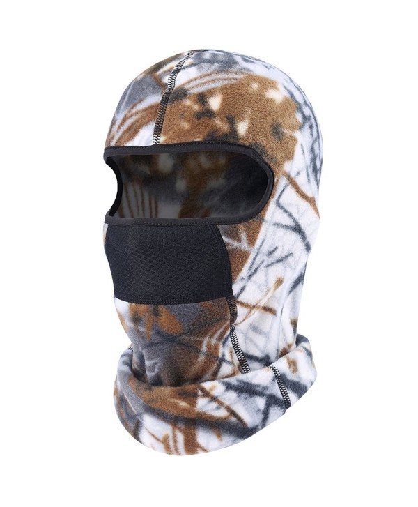MIFULGOO Camo Balaclava Fleece Hood With Neck Warmer Ski Face Mask With Air Net - Camo-13 - CX189S6HWN2