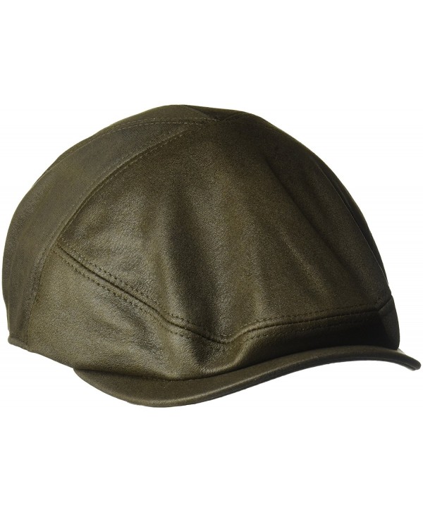 Country Gentleman Men's Parker Palneled Ivy Flat Cap - Saddle - CI11RIBA3XT