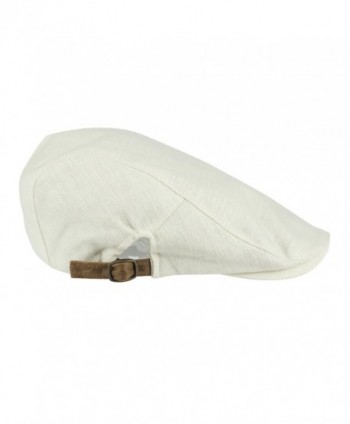 NTC Adjustable Feeling newsboy Ivory in Men's Newsboy Caps