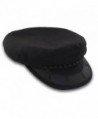 Greek Fisherman's Hat - Wool - Black Size 7 1/8 - C111CJU05SN