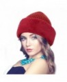 Firestrive Winter Warm Knitted Wool Fleece Lined Balaclava/Ski Mask - Red - CU1887RC6WN