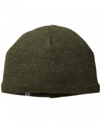 Turtle Fur - Men's N.E. Solid Ragg- Fleece Lined Ragg Wool Beanie - Oregano - C811CXBIWI3