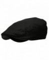 Epoch hats Men's Linen Flat IVY Gatsby Summer newsboy Hats - Black - CV12EBEJ995