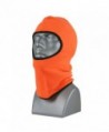 Men's Blaze Orange Balaclava Fleece Winter Face Mask - CX1874G3SN9