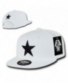 California Lone Star 3D Embroidered Flat Bill Snapback Cap - White - CR12F0NUHQP