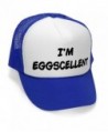 I'm Eggscellent - Size Regular (One Size Fits All) Trucker Hat - Royal Blue - CK11JNMEYMN