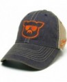 Islanders Pig Face College Trucker Hat - War Eagle Auburn Blue/Orange - CS12O0N6NB6