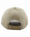 HAT DEPOT Official Licensed Army Khaki in Men's Baseball Caps