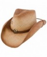 Charlie 1 Horse Men's Lone Ranger Straw Cowboy Hat Tea Large - CW11RWCA9YH