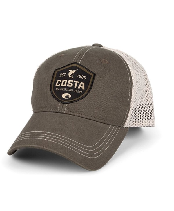 Costa Shield Trucker Hat - Moss/Stone - C311B303LAD