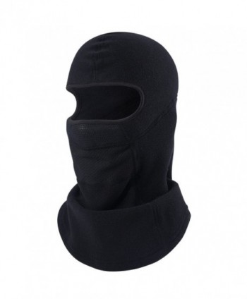 Balaclava Fleece Hood With Neck Cover Half Face Ski Mask With Air Hole ...