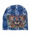 Lot 12 Beanie Skull Caps Kenny Hwang Tattoo Wear Blue Panther 1-Size Winter Hat - CA12KHPFZSV