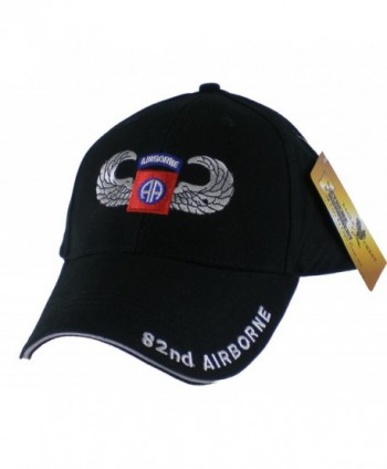 US Army 82nd Airborne with Wings Embroidered Ball Cap - CB1190O6QDJ