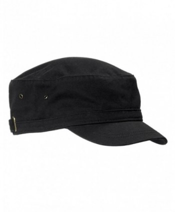 Big Accessories Short Bill Cadet Infantry Cap BA501 - Black - CG11M9BJJYD