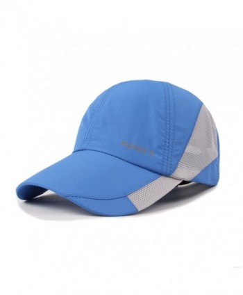 GADIEMENSS Light Weight Breathable Run Baseball Hat Outdoor Quick Dry Sport Cap - Sport Series- Blue - CD184Q63DCT